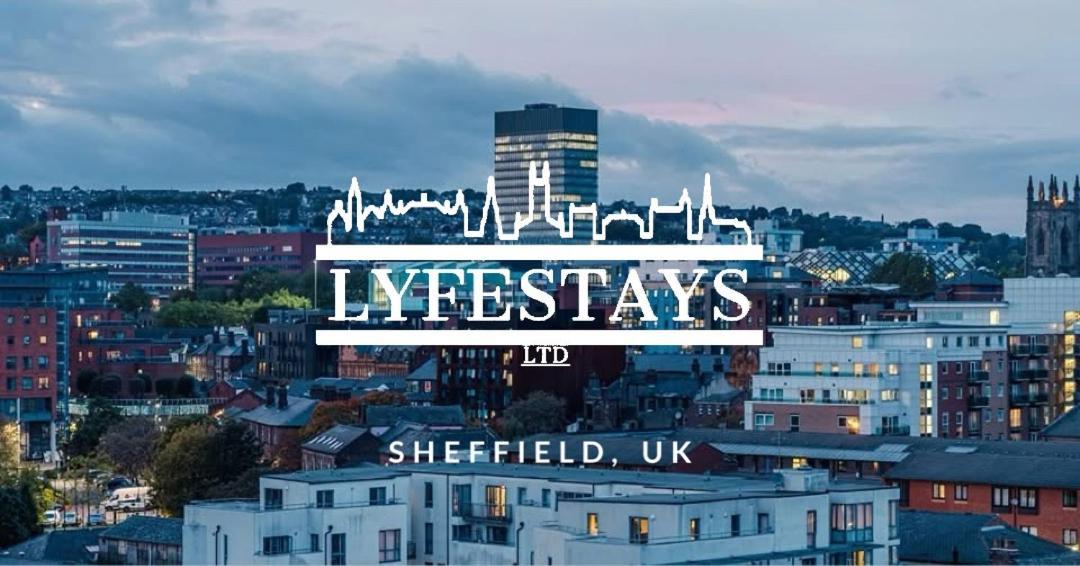Penthouse Gem, Central, Scenic Views, Stylish, Modern, City Centre 2Br Sheffield Exterior foto